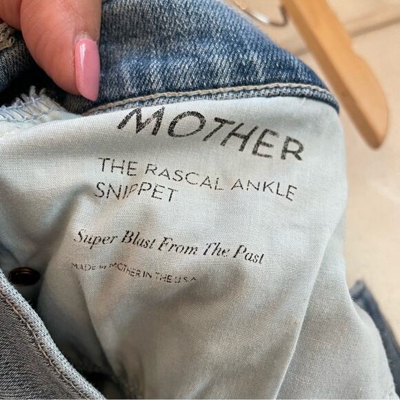 Mother Rascal Ankle Snippet Jean Super Blast From The Past - Picture 5 of 7